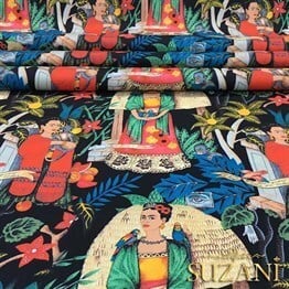 Frida-3 Desenli Kumaş