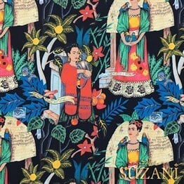 Frida-3 Desenli Kumaş