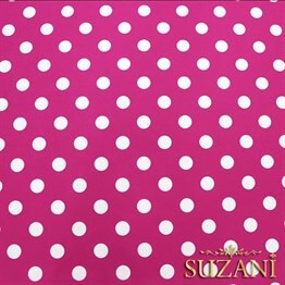 Fuşya Büyük Puanlı Kumaş