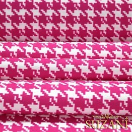 Fuşya Kazayağı Kumaş