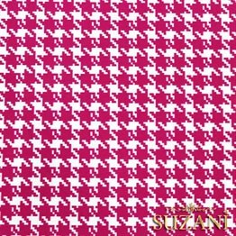 Fuşya Kazayağı Kumaş