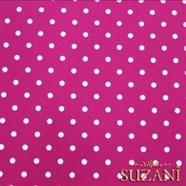 Fuşya Küçük Puanlı Kumaş