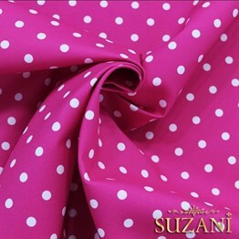 Fuşya Küçük Puanlı Kumaş
