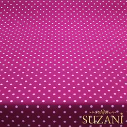 Fuşya Küçük Puanlı Kumaş