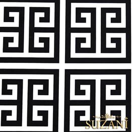Greek Key Desenli Kumaş