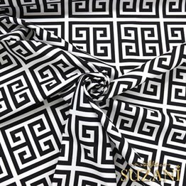 Greek Key Desenli Kumaş