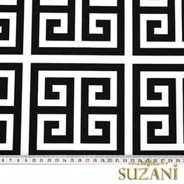 Greek Key Desenli Kumaş