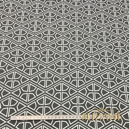 Gri Geometrik Kumaş