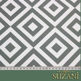 Gri İç içe Kareli Kumaş