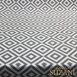 Gri İç içe Kareli Kumaş