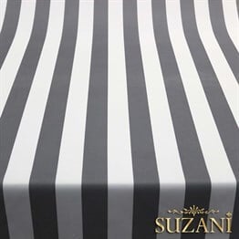 Gri Kalın Çizgili Kumaş