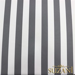 Gri Kalın Çizgili Kumaş