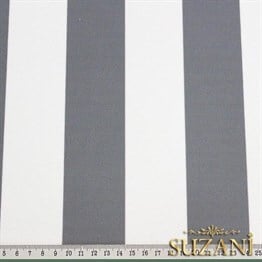 Gri Kalın Çizgili Kumaş