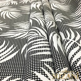 Gri Yapraklı Kumaş