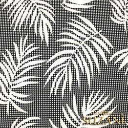 Gri Yapraklı Kumaş