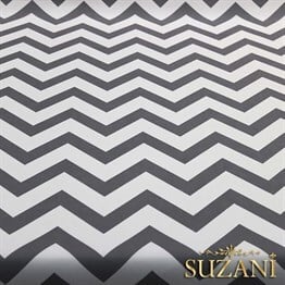 Gri Zigzag Desenli Kumaş