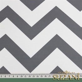 Gri Zigzag Desenli Kumaş