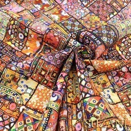 Hint Kilimi Desenli Kumaş