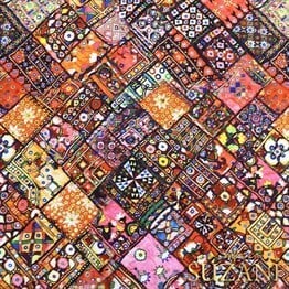 Hint Kilimi Desenli Kumaş