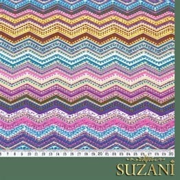 İkat Pembe Zİgzag Desenli Kumaş