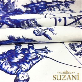 Japon Çini Desenli Kumaş