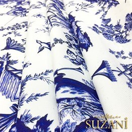 Japon Çini Desenli Kumaş