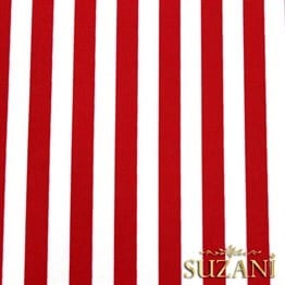 Kırmızı İnce Çizgili Kumaş