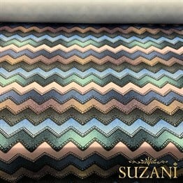 Kot Görünümlü Zigzag Kumaş