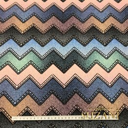 Kot Görünümlü Zigzag Kumaş