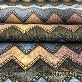 Kot Görünümlü Zigzag Kumaş