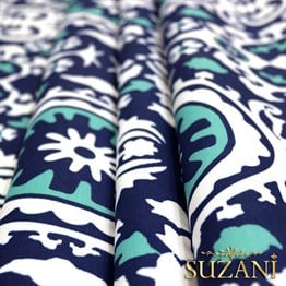 Madalyon Desenli Kumaş