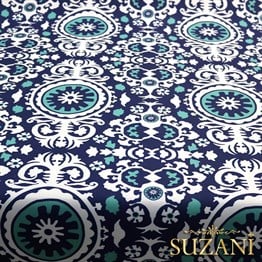 Madalyon Desenli Kumaş