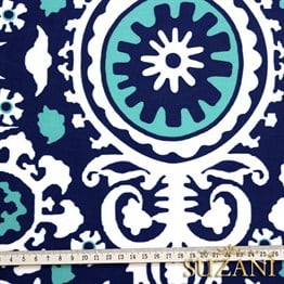 Madalyon Desenli Kumaş