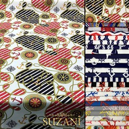 Marin Desenli Kumaş