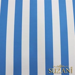 Mavi Kalın Çizgili Kumaş
