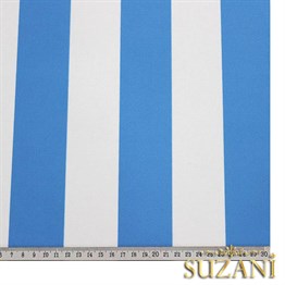 Mavi Kalın Çizgili Kumaş