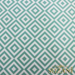 Mint İç içe Kareli Kumaş