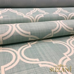 Mint Keten Efektli Döşemelik Kumaş