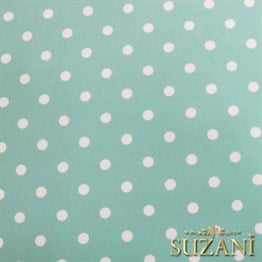 Mint Zemin Küçük Puanlı Kumaş