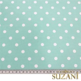 Mint Zemin Küçük Puanlı Kumaş