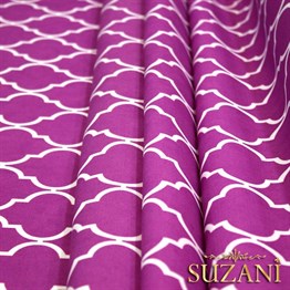 Mor Zemin Moroccan Kumaş