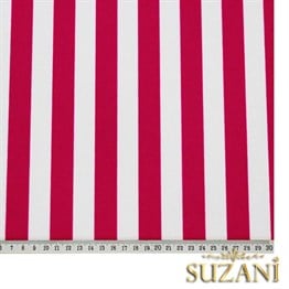 Fuşya İnce Çizgili Kumaş