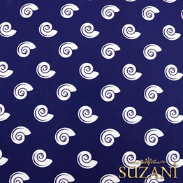 Salyangoz Desenli Kumaş