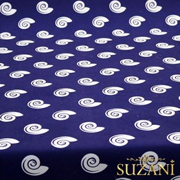 Salyangoz Desenli Kumaş