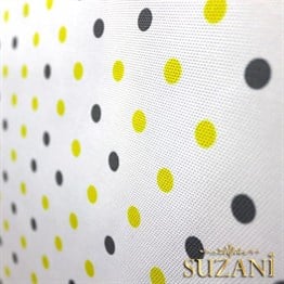 Sarı Gri Küçük Puanlı Kumaş