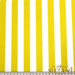 Sarı İnce Çizgili Kumaş