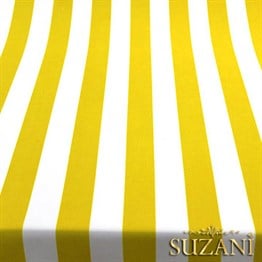 Sarı Kalın Çizgili Kumaş