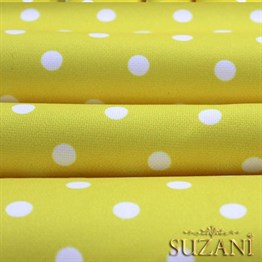 Sarı Küçük Puanlı Kumaş