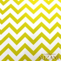 Sarı Zigzag Desenli Kumaş