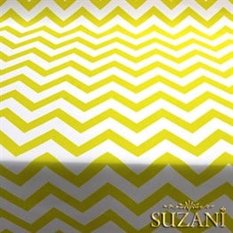 Sarı Zigzag Desenli Kumaş